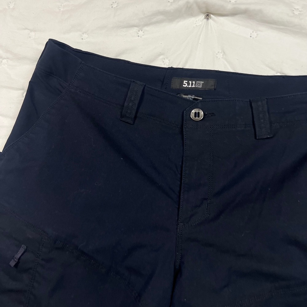 5.11 Tactical Womens Navy Blue Cargo Pants Size 16 Long Straight Leg Utility